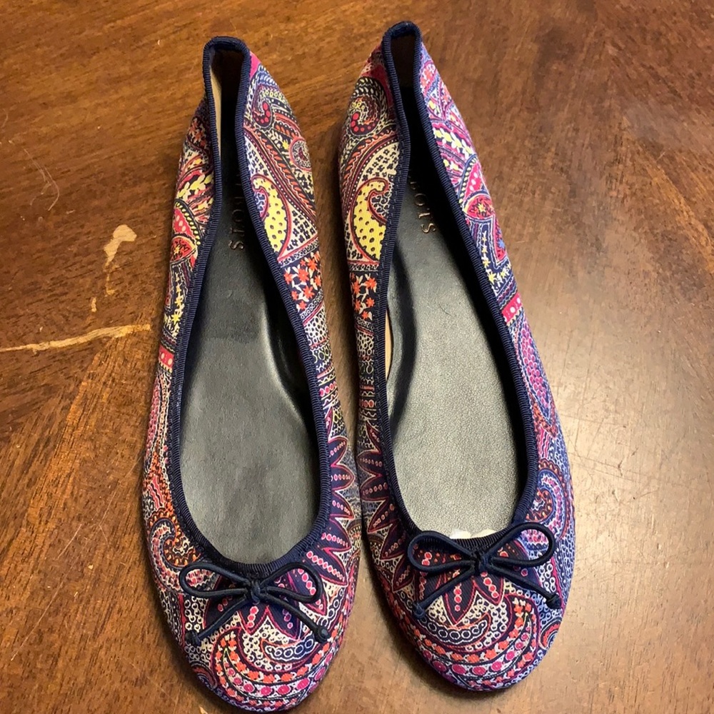 Talbots Fabric Printed Flats